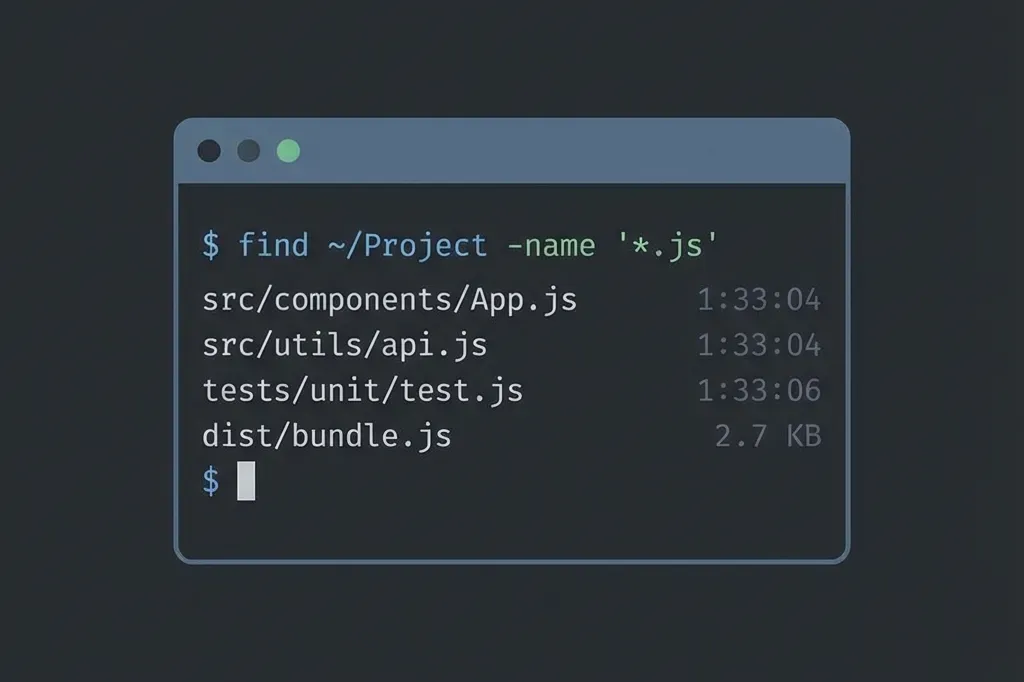 Useful Unix find commands