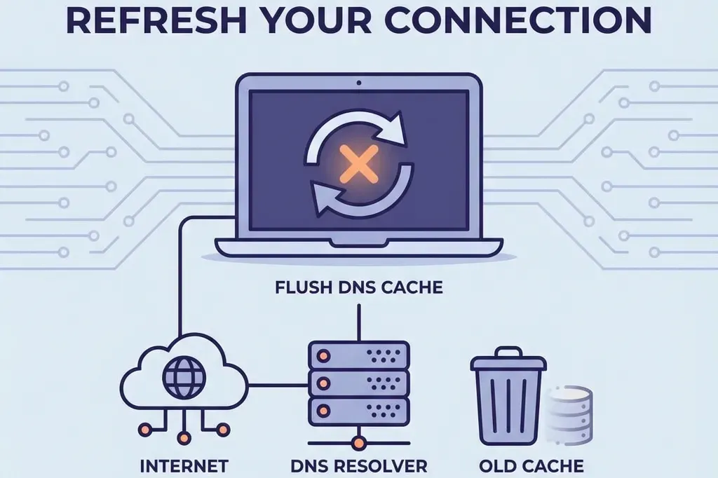 Flushing the DNS cache on a Mac (OS X), Linux and Windows