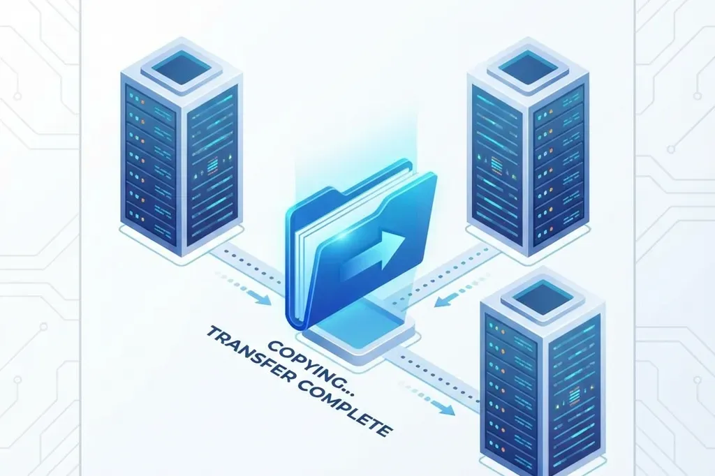 copying directories between servers compressed