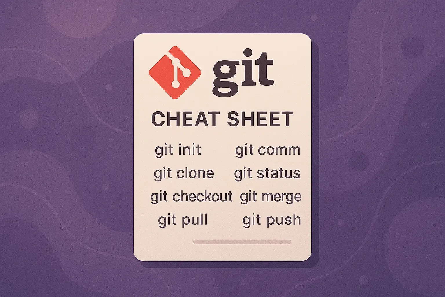 The Essential Git Cheat Sheet