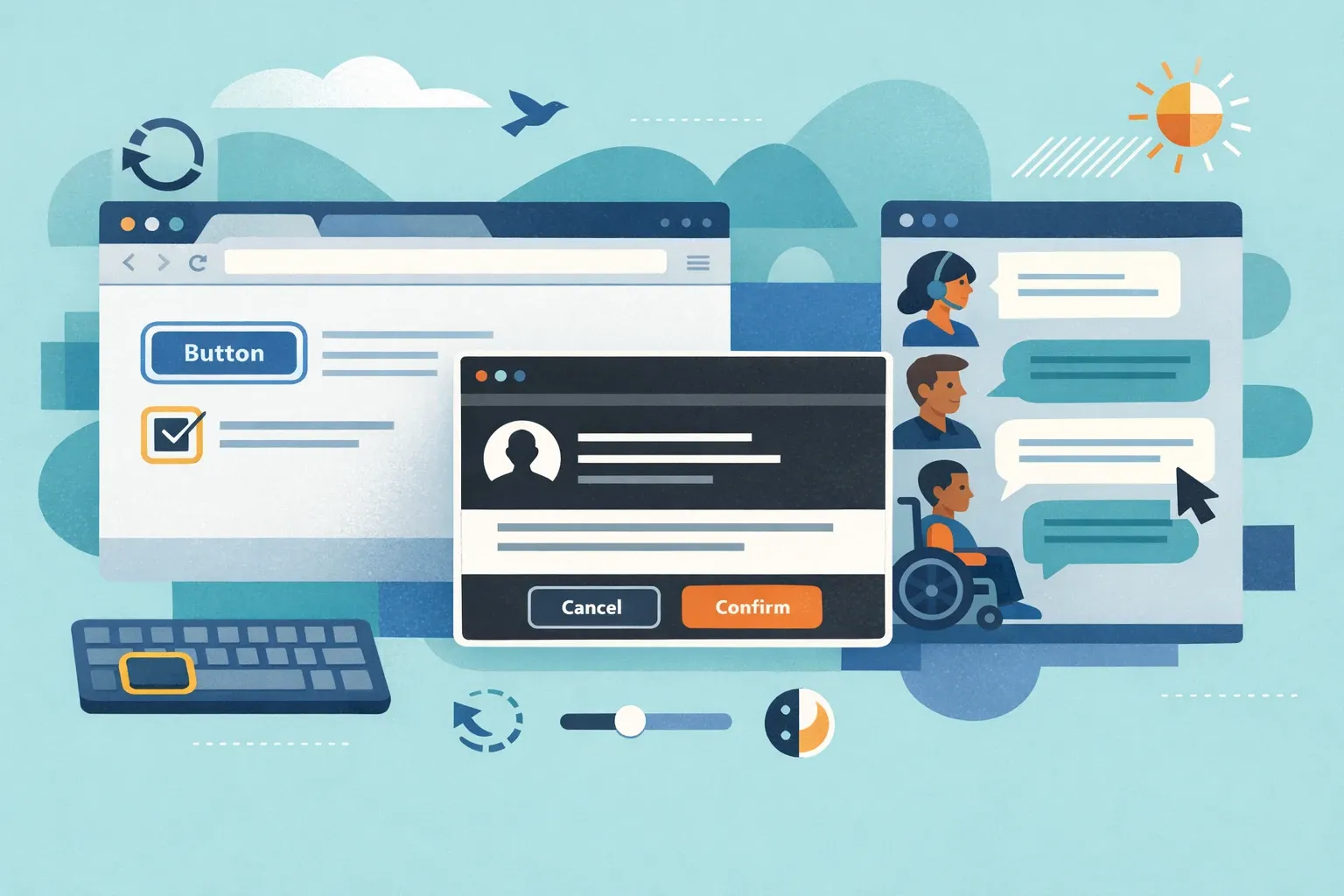 ARIA vs Semantic HTML: Practical Accessibility Patterns for Dialogs and Chat UIs