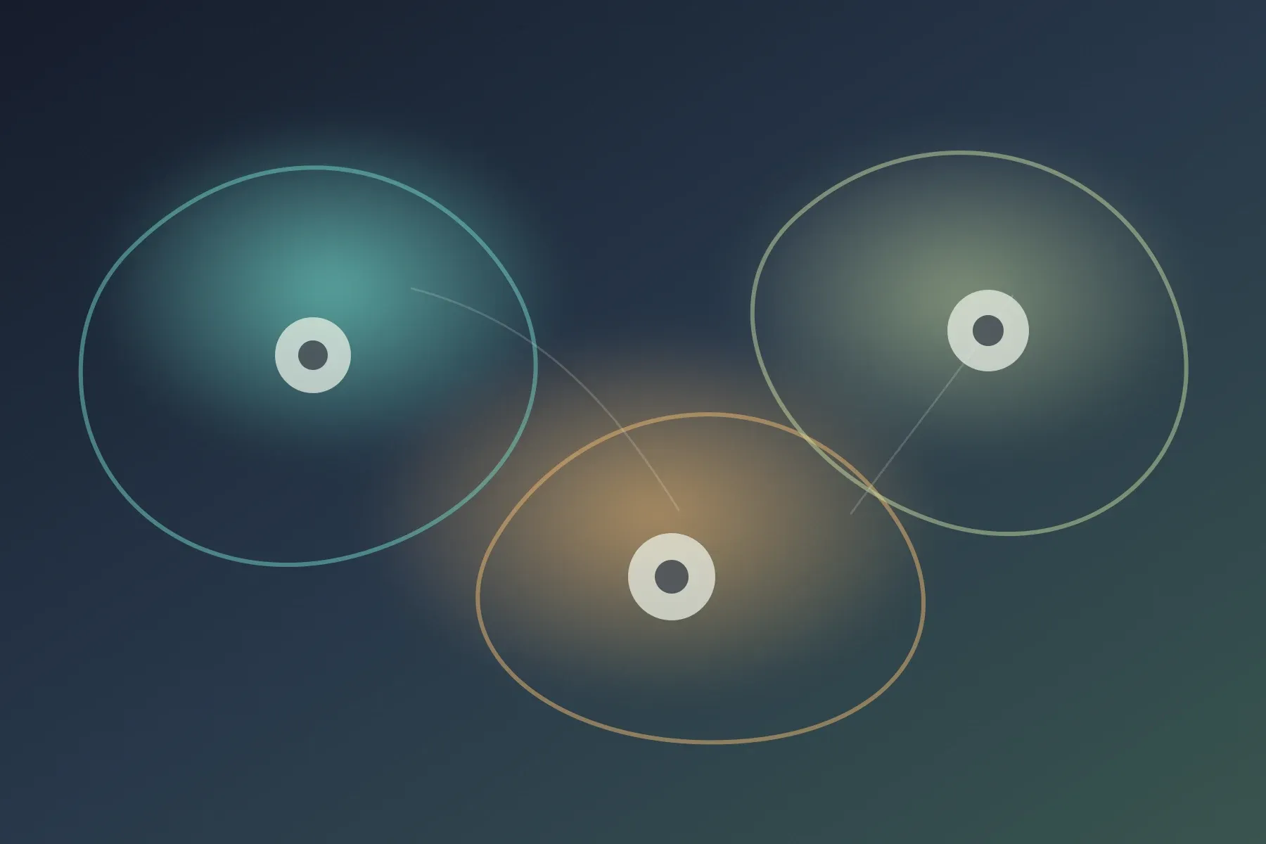 Abstract illustration of isolated agent environments running as separate local stacks